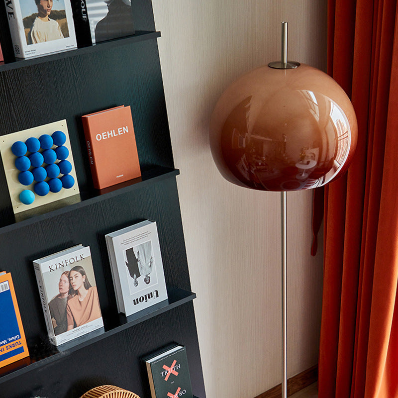 Modern Retro Mushroom Glass Light Standing Floor Lamp For Living Room
