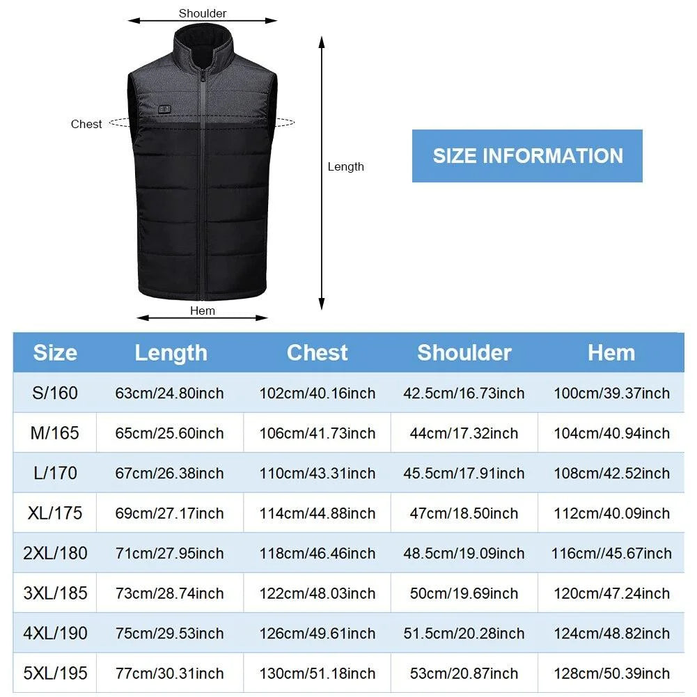 Heating Vest | Electric Heated Jacket