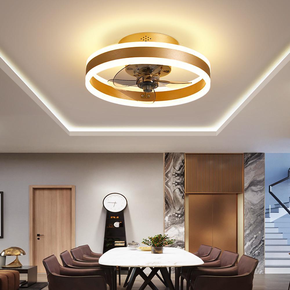 16' Ronde Dimmerbare LED Plafondventilator met Licht