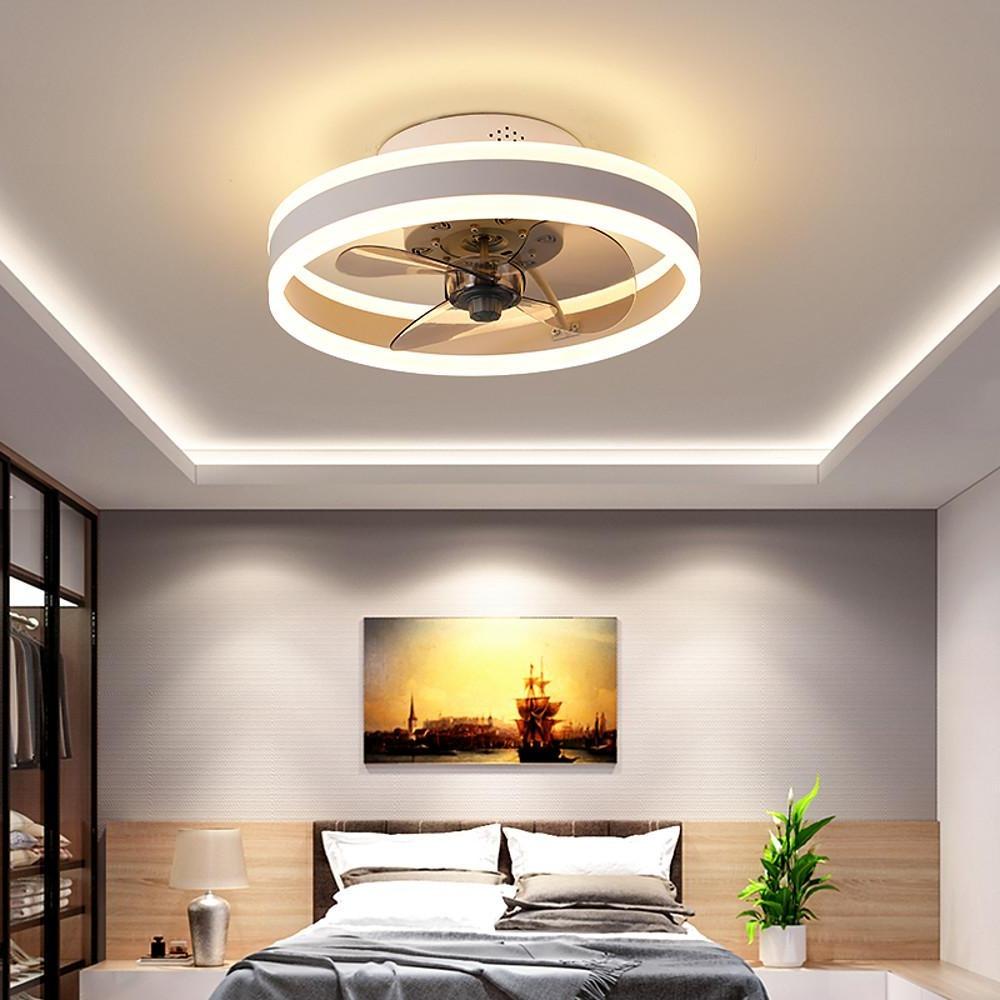 16' Ronde Dimmerbare LED Plafondventilator met Licht