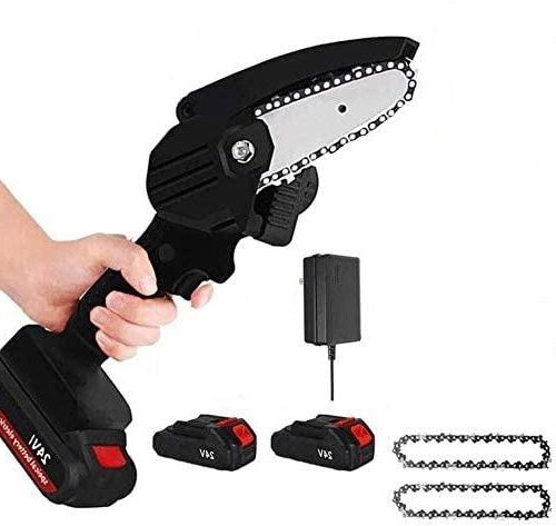 Geüpgradede 24V Mini Kettingzaag (Twee Batterijen)