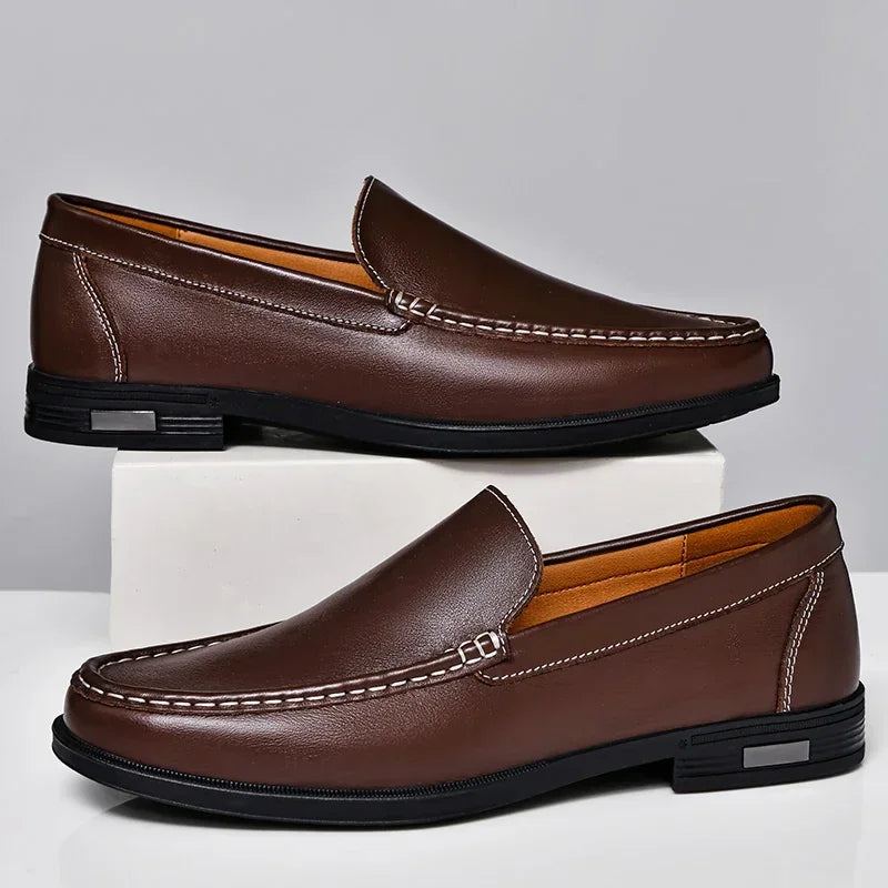 High-Quality Genuine Leather Loafers for Men