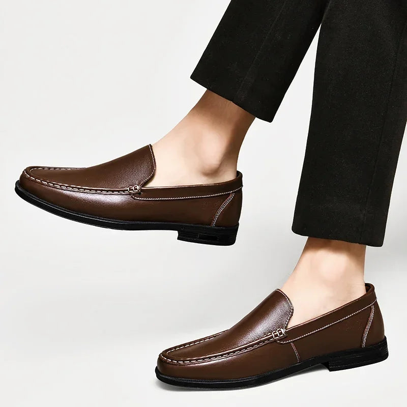 High-Quality Genuine Leather Loafers for Men