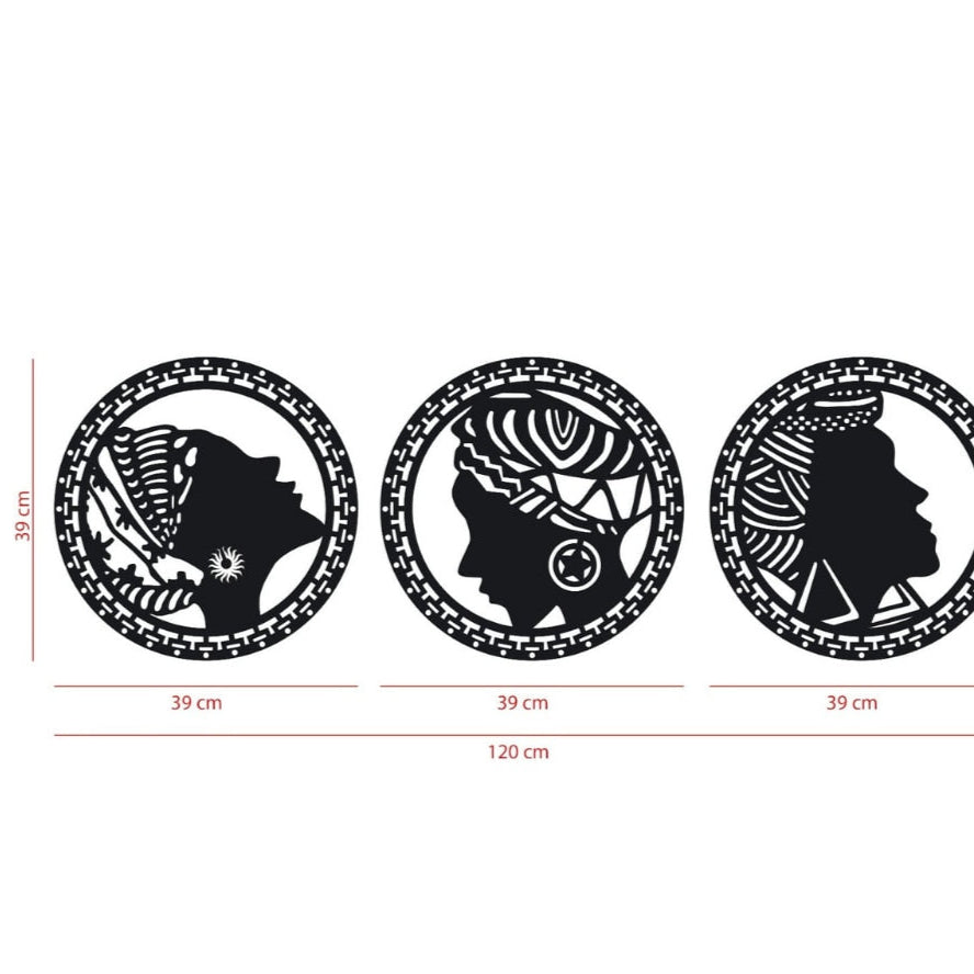 African Women Wall Decor