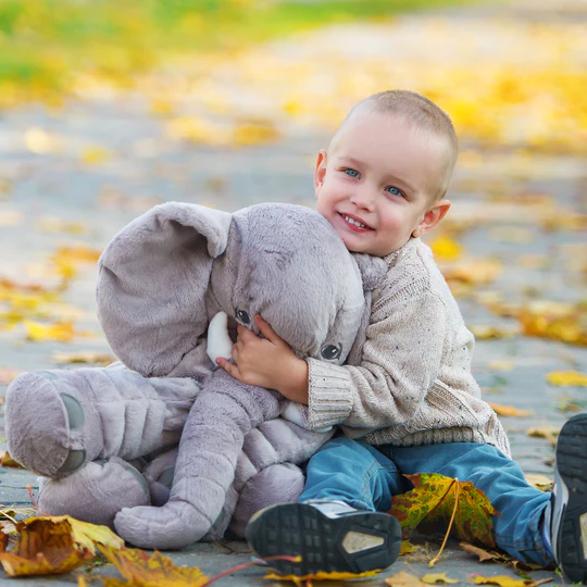 Baby Elephant Cuddle Pillow