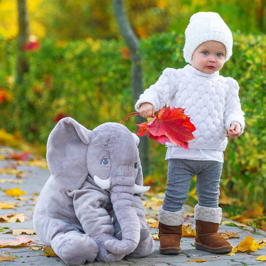 Baby Elephant Cuddle Pillow