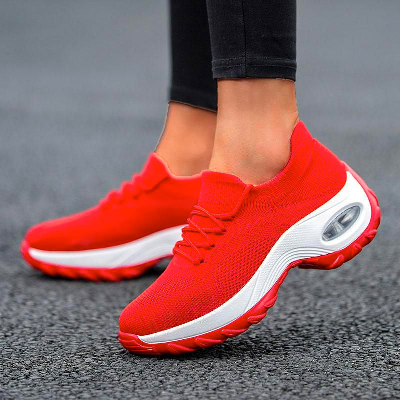 Fortuna Lace Up Running Shoes Platform Sneakers